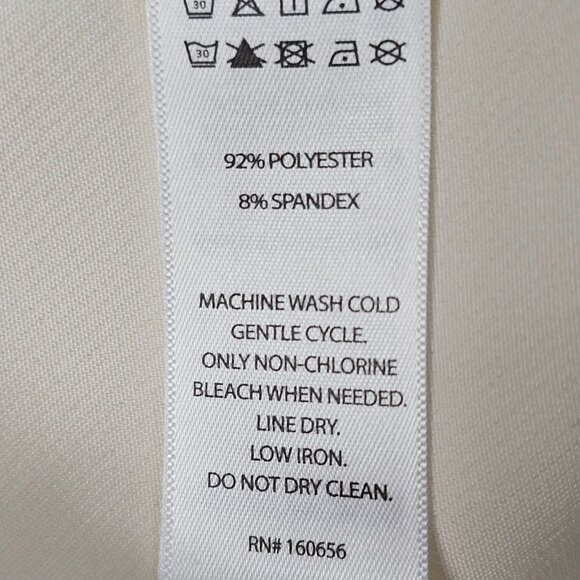 Sincerely Jules Women's Cream Strapless Cropped Bandeau Top Size L NWT - Picture 7 of 10